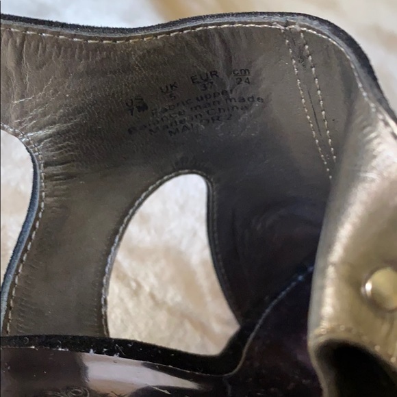 Carlos Santana Blank Suede Wedges size 7 - Picture 12 of 16